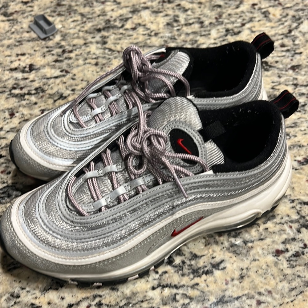 womens silver bullet air max 97s